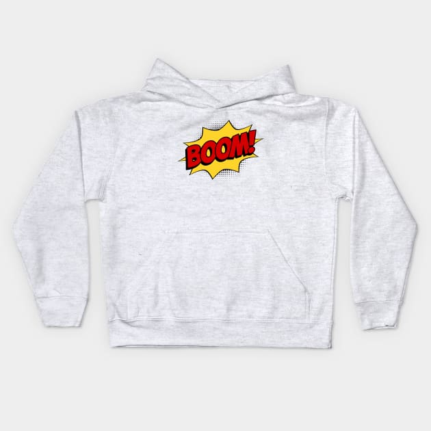 BOOM! Kids Hoodie by jintetsu